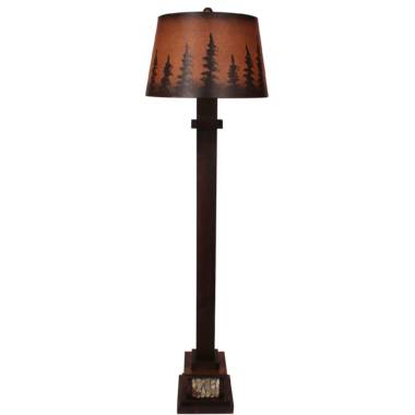 Rustic floor deals lamps for cabin